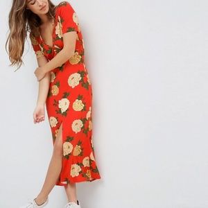 NWT ASOS Petite City Maxi Tea Dress